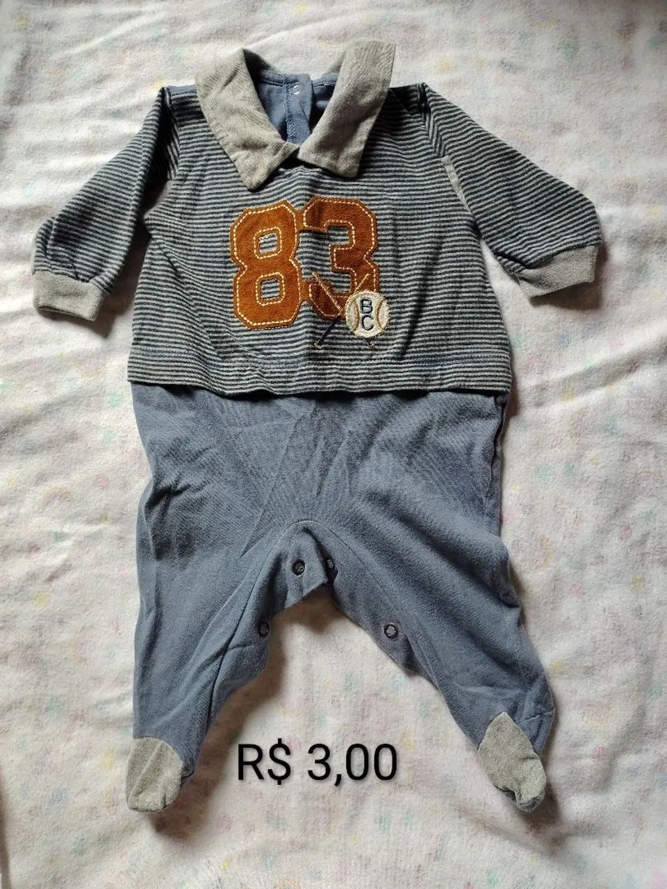 Macacão bebê Menino  - Foto 4