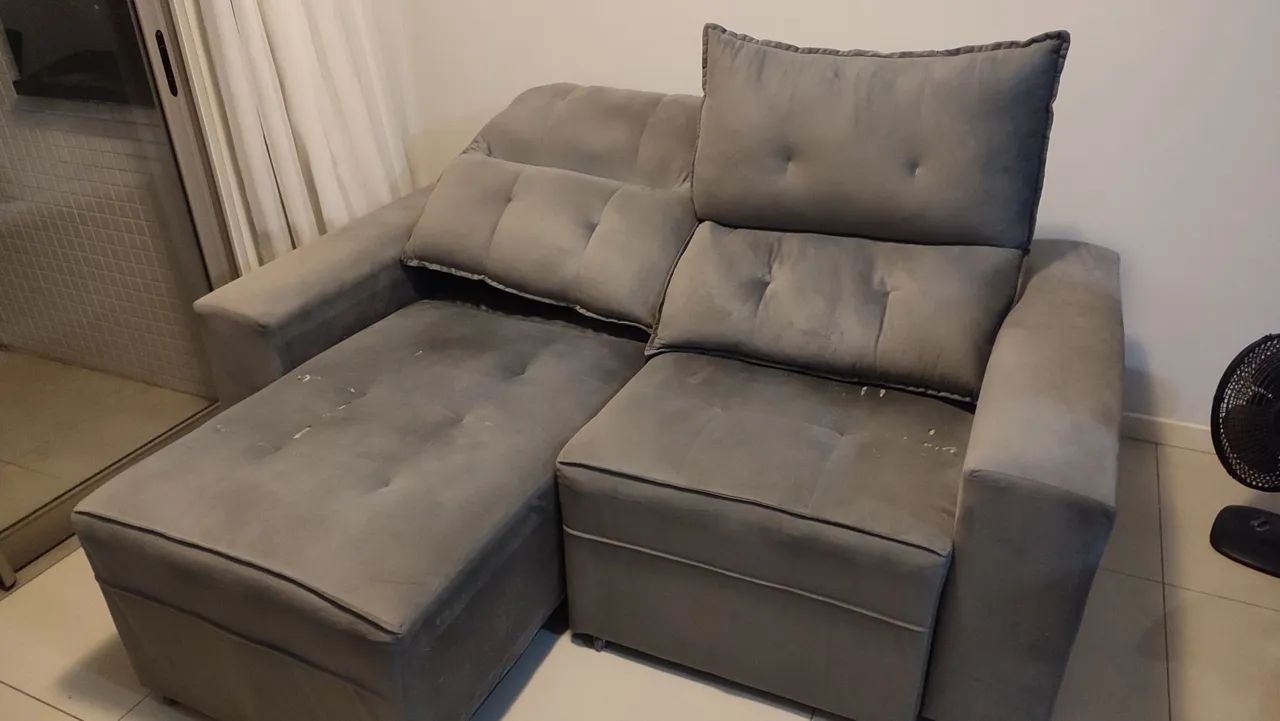 Sofá retrátil 2 lugares