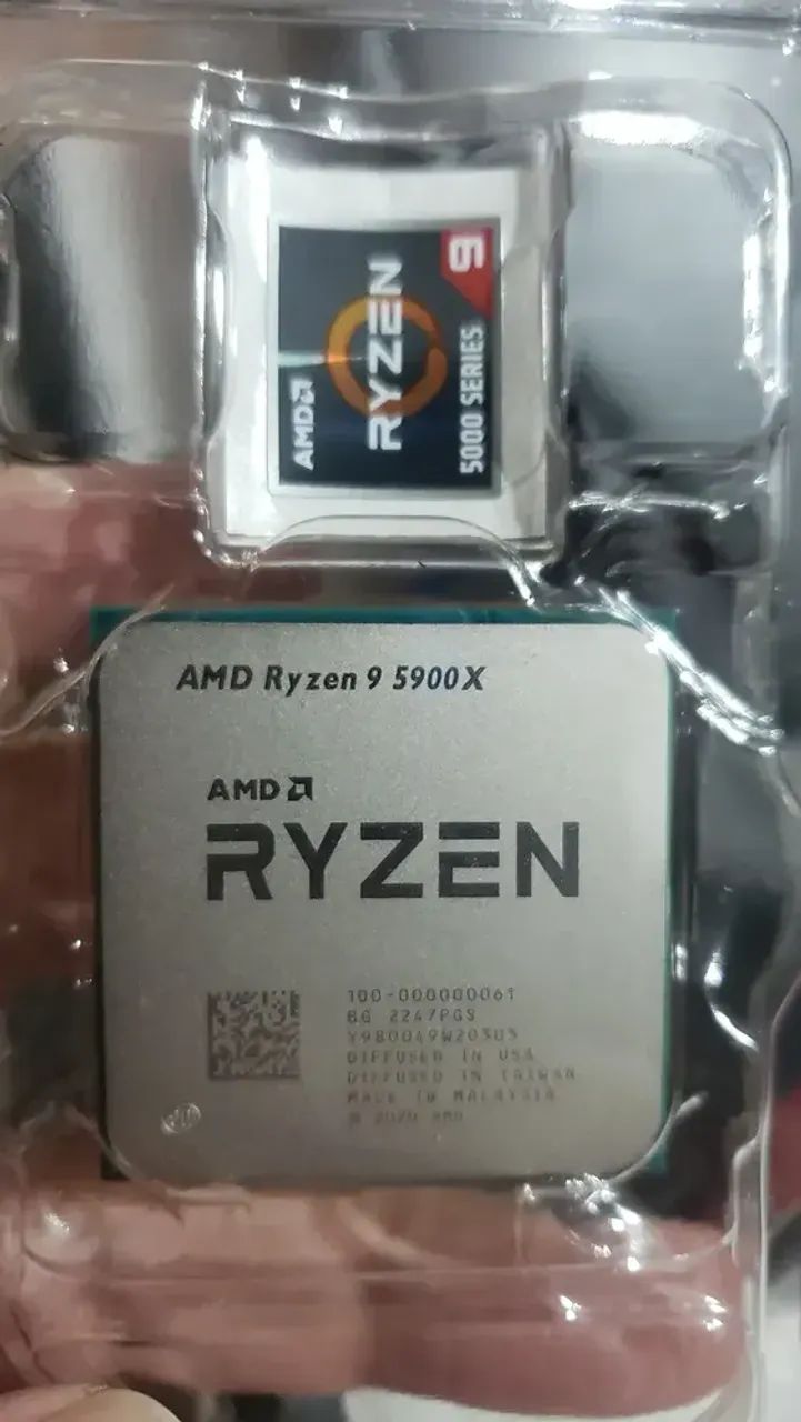 Processador AMD Ryzen 9 5900X de 12 Núcleos e 4.8 GHz 