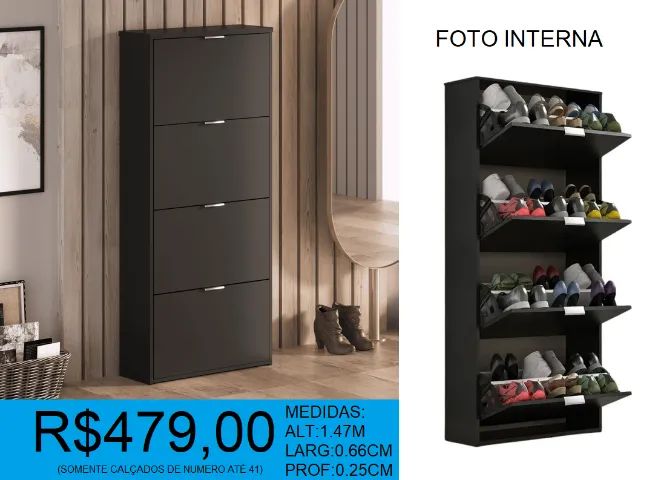 Sapateira 4 portas compre hoje e receba amanhã  - Foto 2
