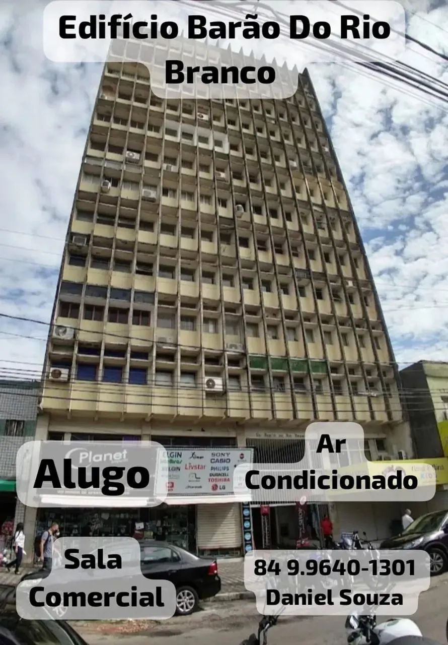 Escritório, Sala Comercial, Alugo, Edifício Barão Do Rio Branco, Cidade Alta, Natal-RN