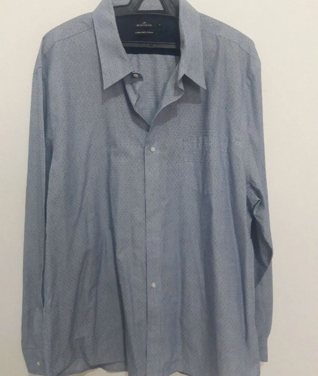 camisa masculina algodão e poliéster tam. GG