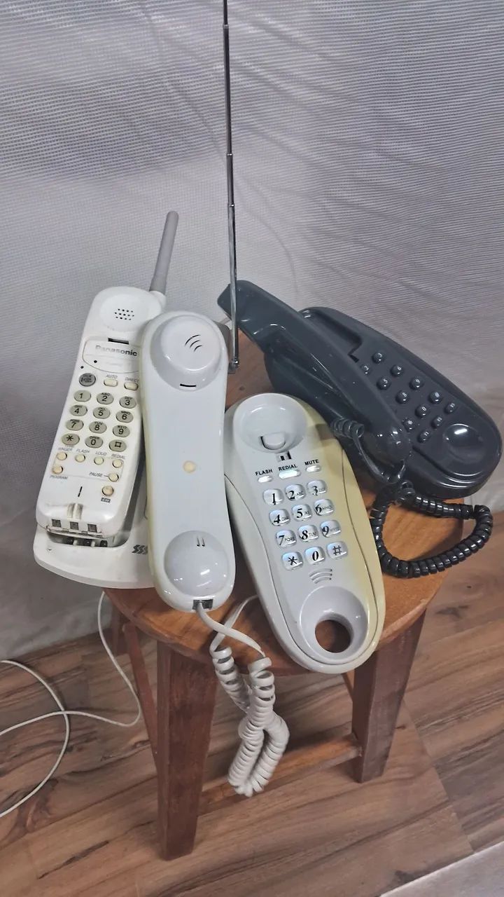 Telefones Fixos Antigos para decoração SEM TESTES  - Foto 2