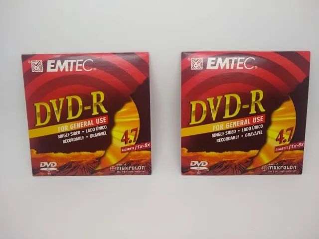 Kit 2 Dvd-r Virgens 4.7 Emtec