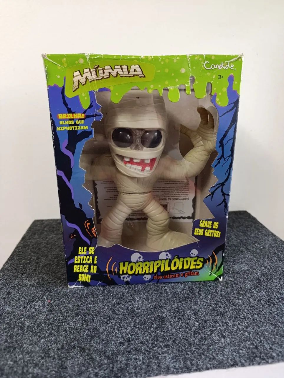 Boneco Horripilóides - múmia FUNCIONANDO