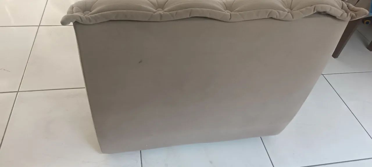 Sofá de luxo 2,38 x90 cm - retirar em itabaiana  - Foto 3