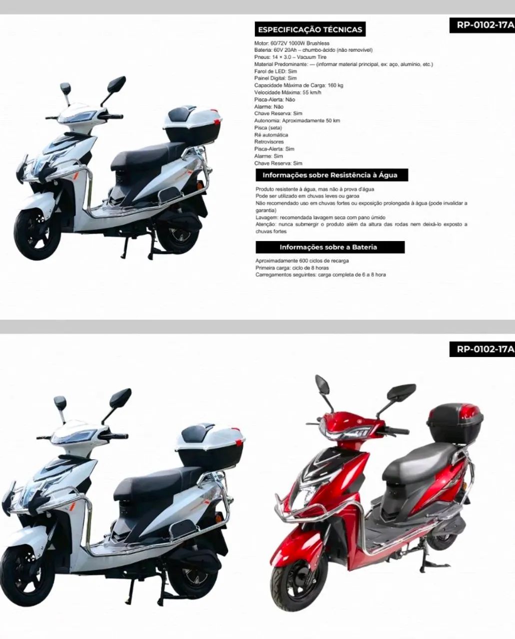 Scooter ELÉTRICA Zero Sem uso completa - Foto 4