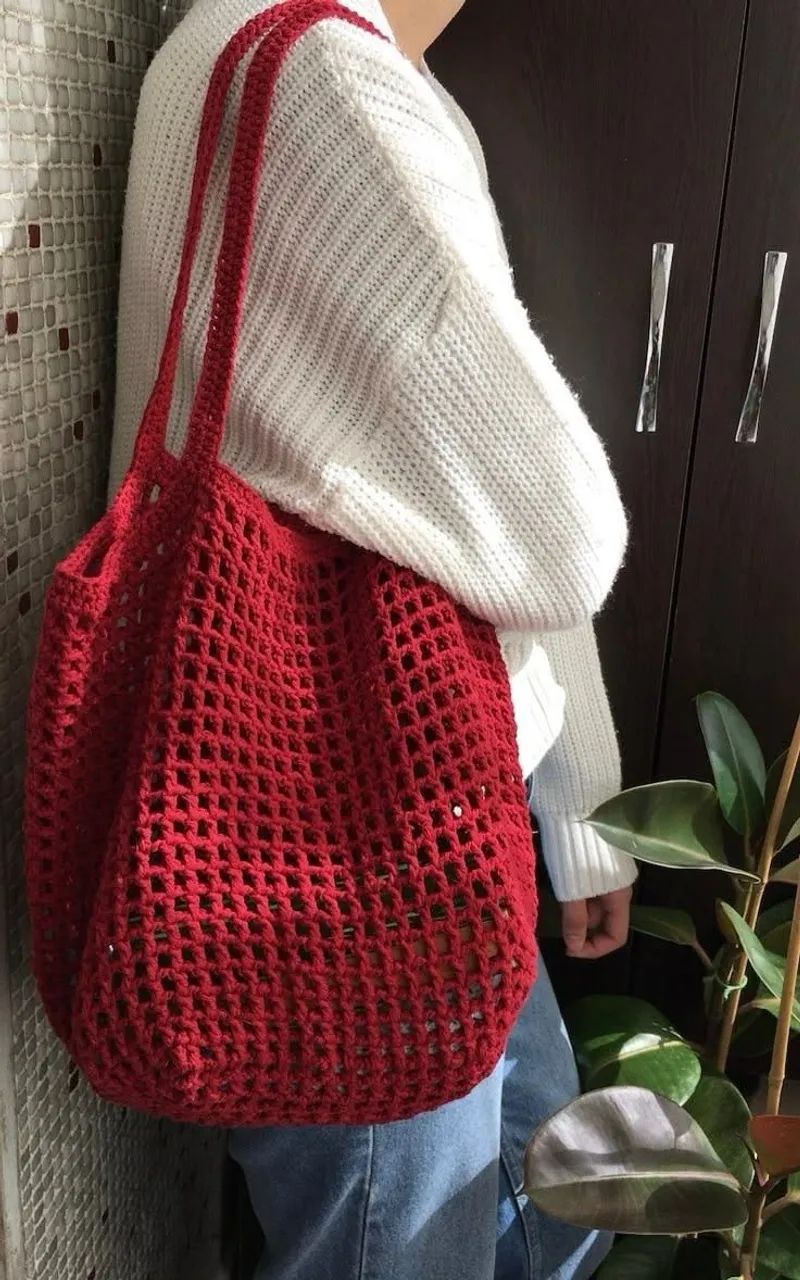 Bolsa para Praia de Crochê  - Foto 3