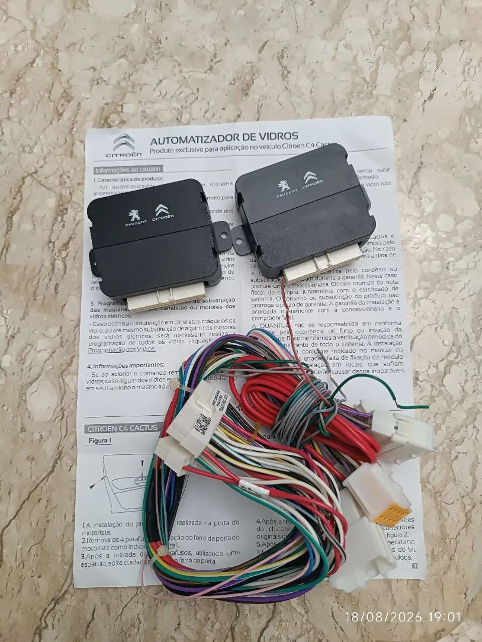 Módulo automatizador de vidros original do Citroen c4 cactus nunca usado - Foto 3