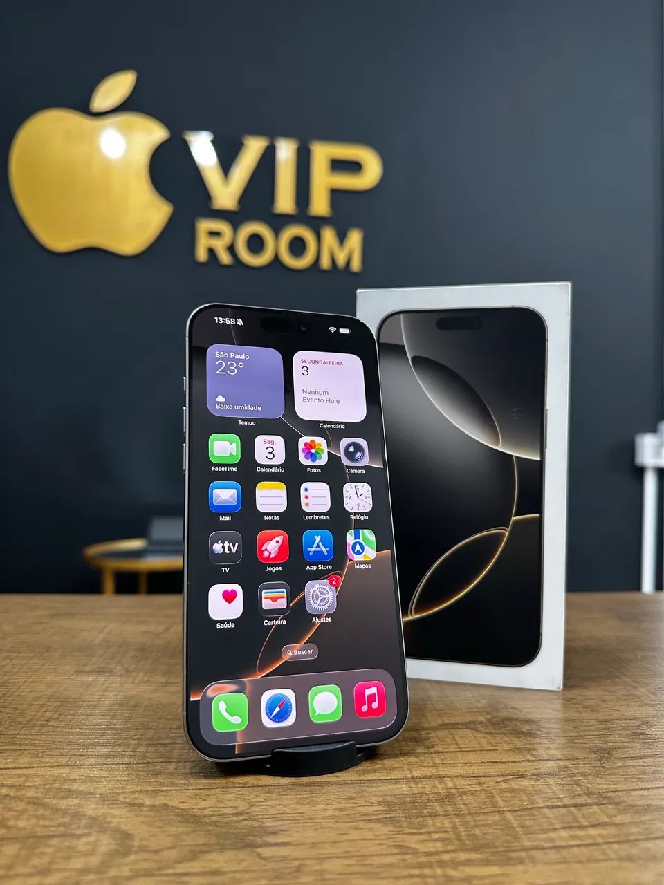 iPhone 16 Pro Max 256gb Cinza na garantia Apple até Novembro 2026!! - Foto 5