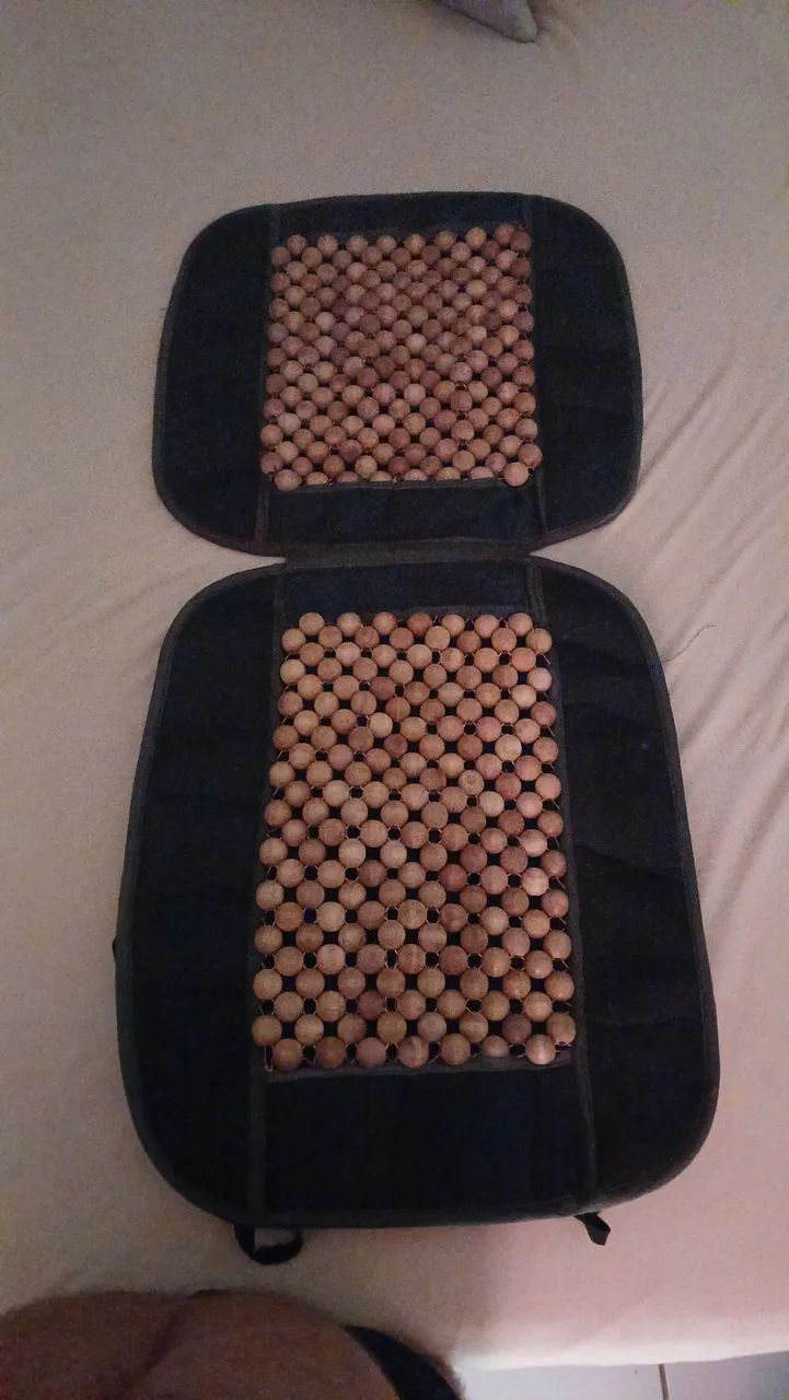  2 Assentos de banco Massageadores de bambu  - Foto 2
