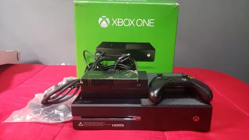 Xbox one fat 500gb e 12 jogos 