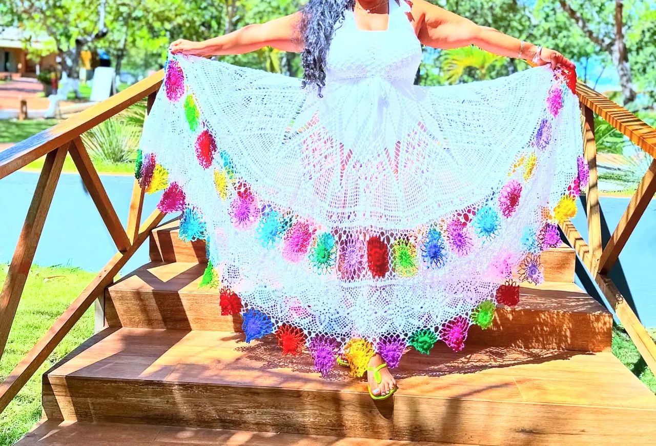 Vestido de crochê  - Foto 2