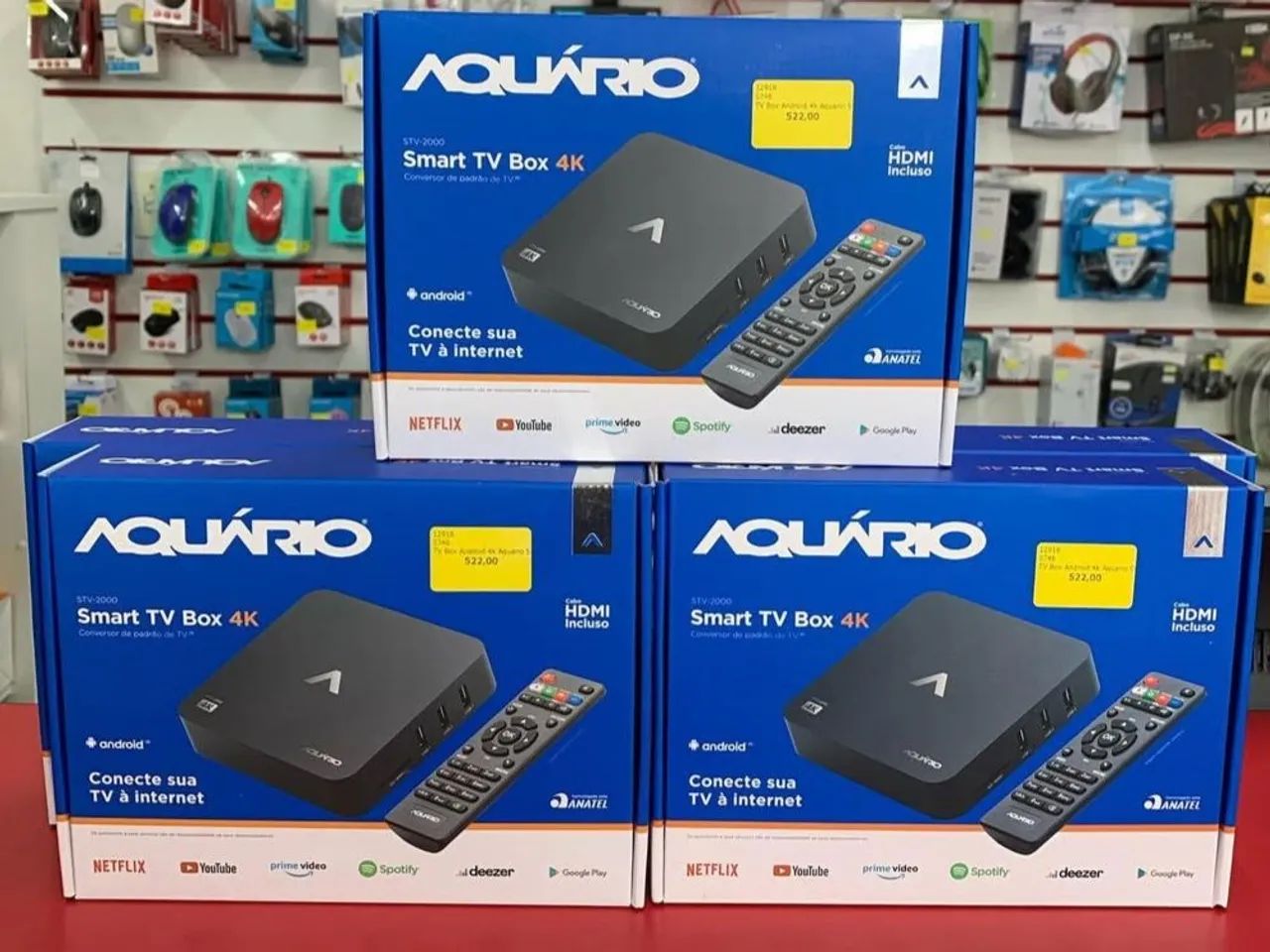 Tv bOx aquario hd  entrega 