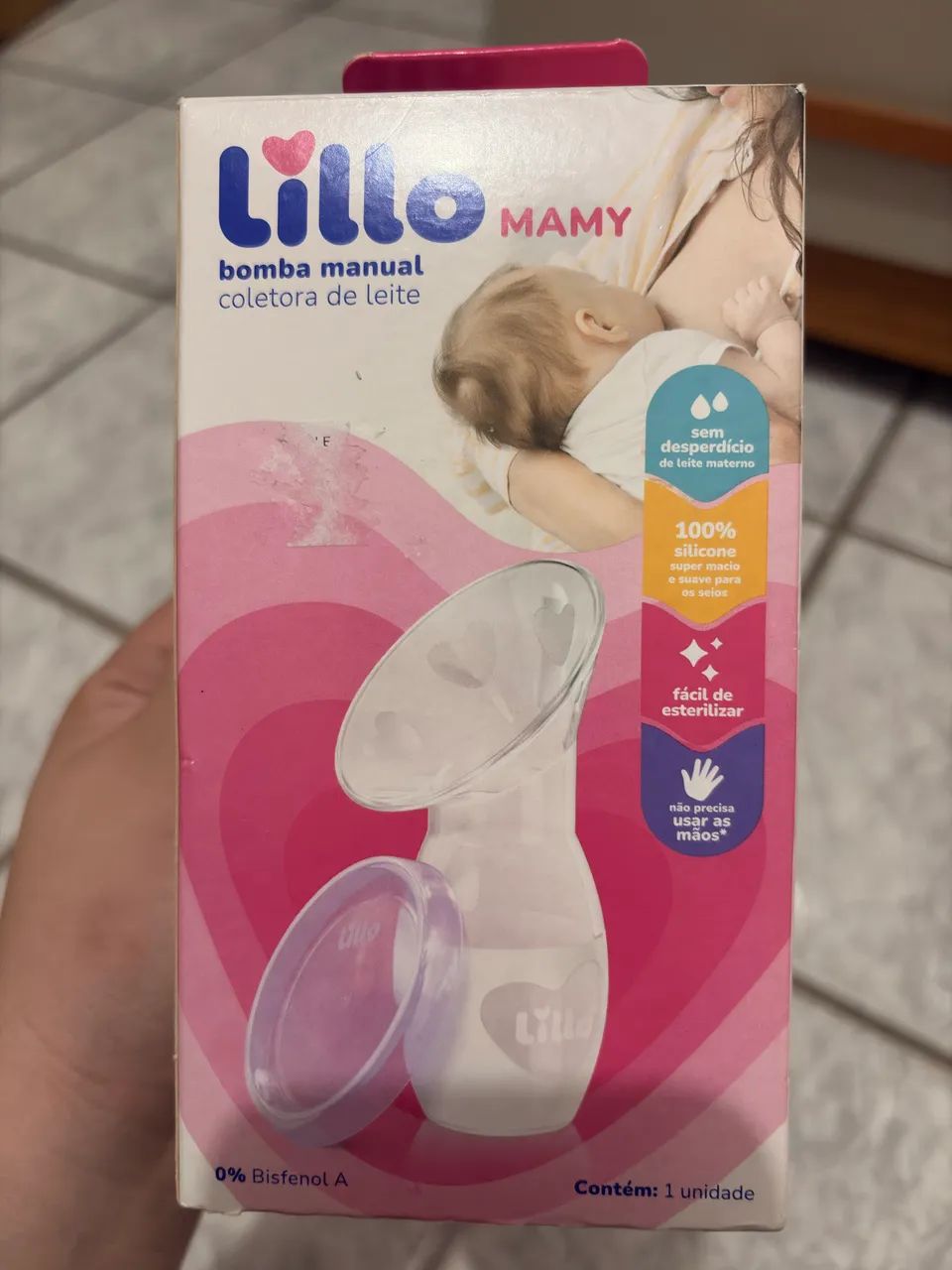 Coletora de Leite Materno Lillo Mamy em Silicone - Prática e Confortável!