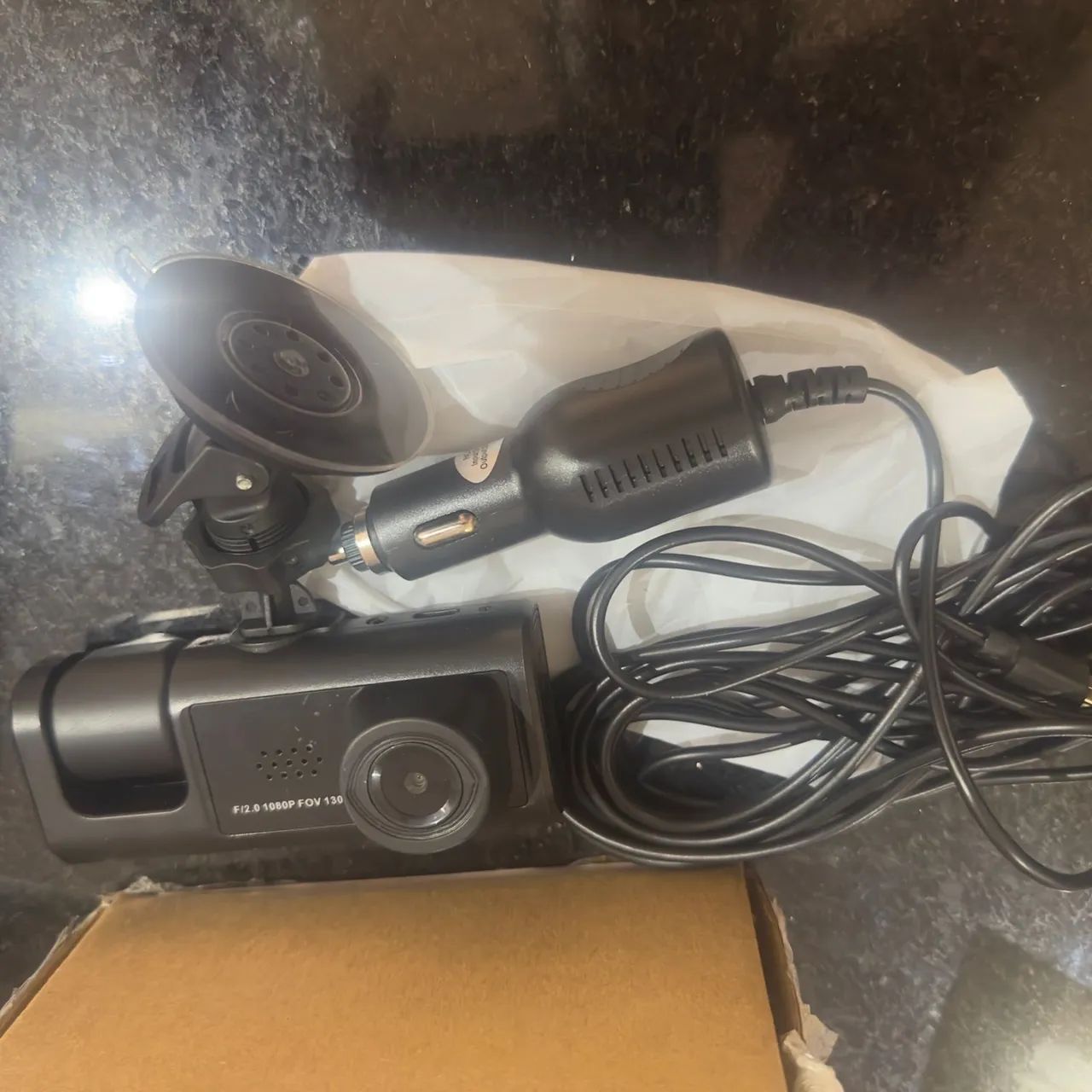 Câmera Veicular Dupla 1080p com Tela - Frontal e Interna - Foto 4