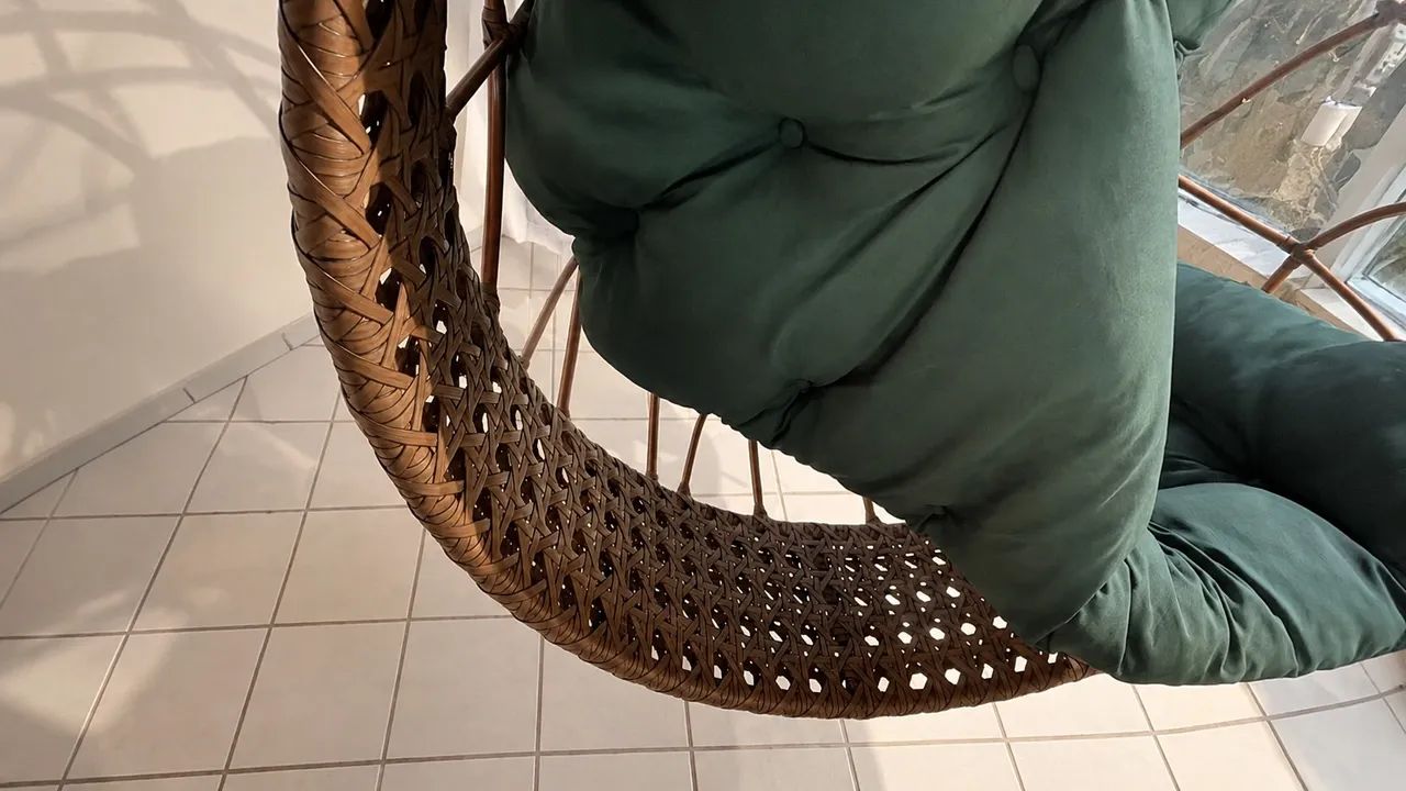 Balanço suspenso Pérola em alumínio - estado impecável - Foto 5