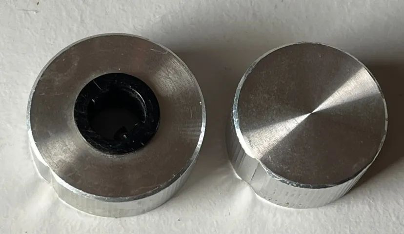Tape Deck Gradiente S-125 - Knobs do Rec Level