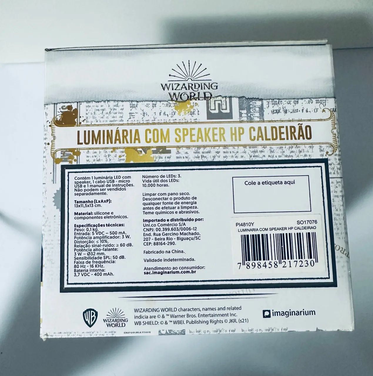 Luminária com Speaker de Harry Potter - Imaginarium - Foto 3