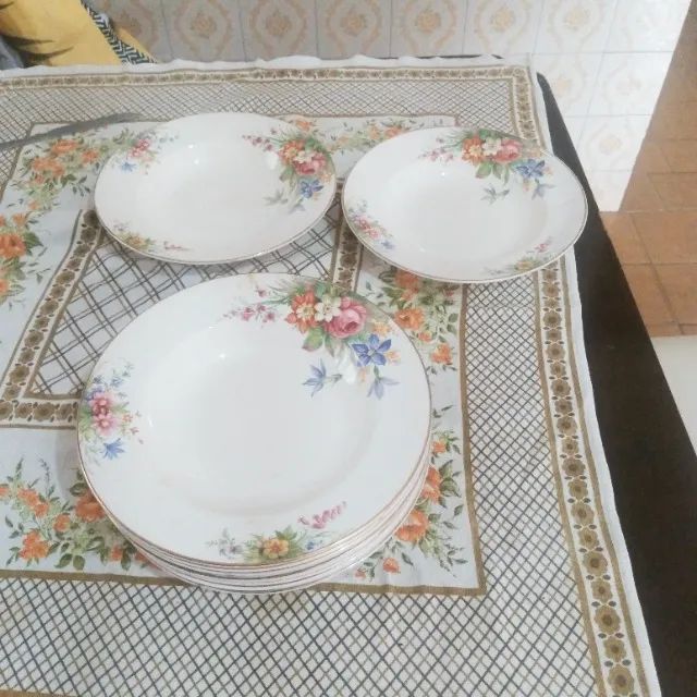 Jogo de  porcelana inglesa Weatherby Hanley falcon com selo - Foto 4
