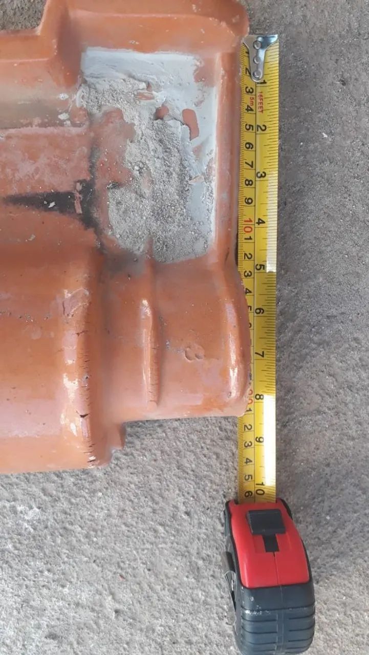 Telha portuguesa esmaltada cerâmica cejatel  - Foto 2