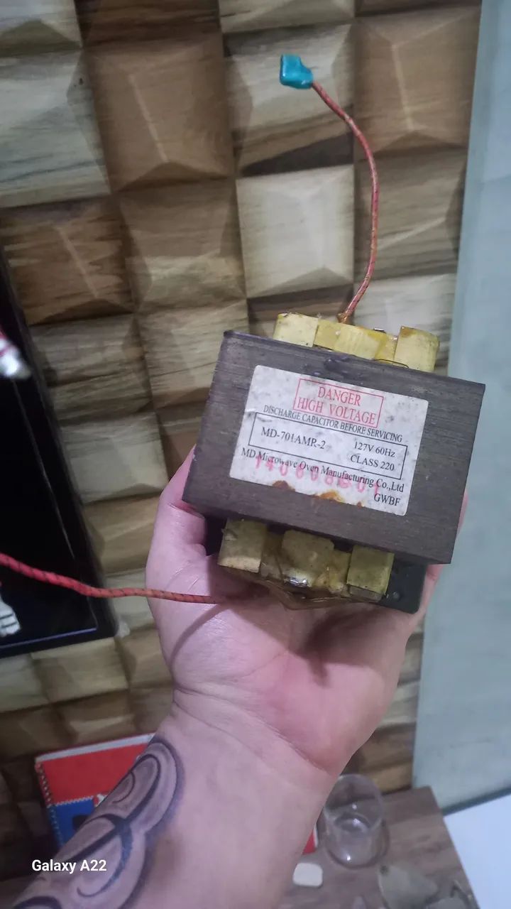 Transformador microondas eletrolux