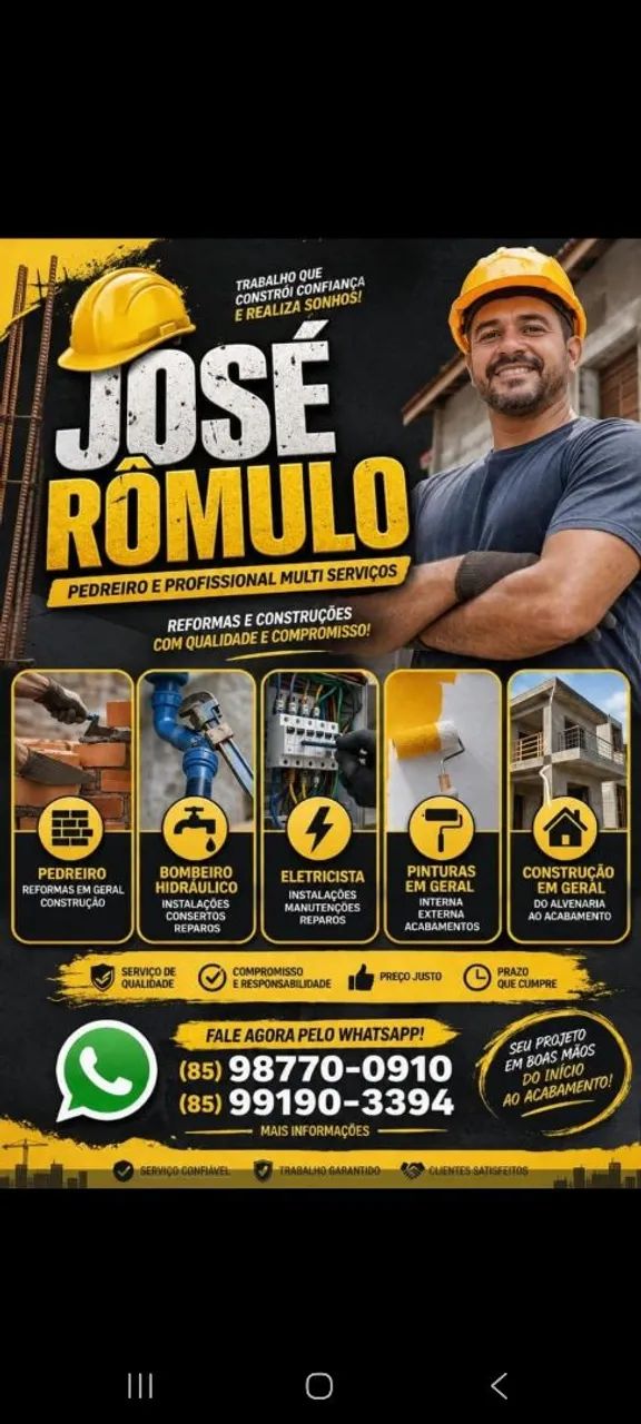Pedreiro em geral 