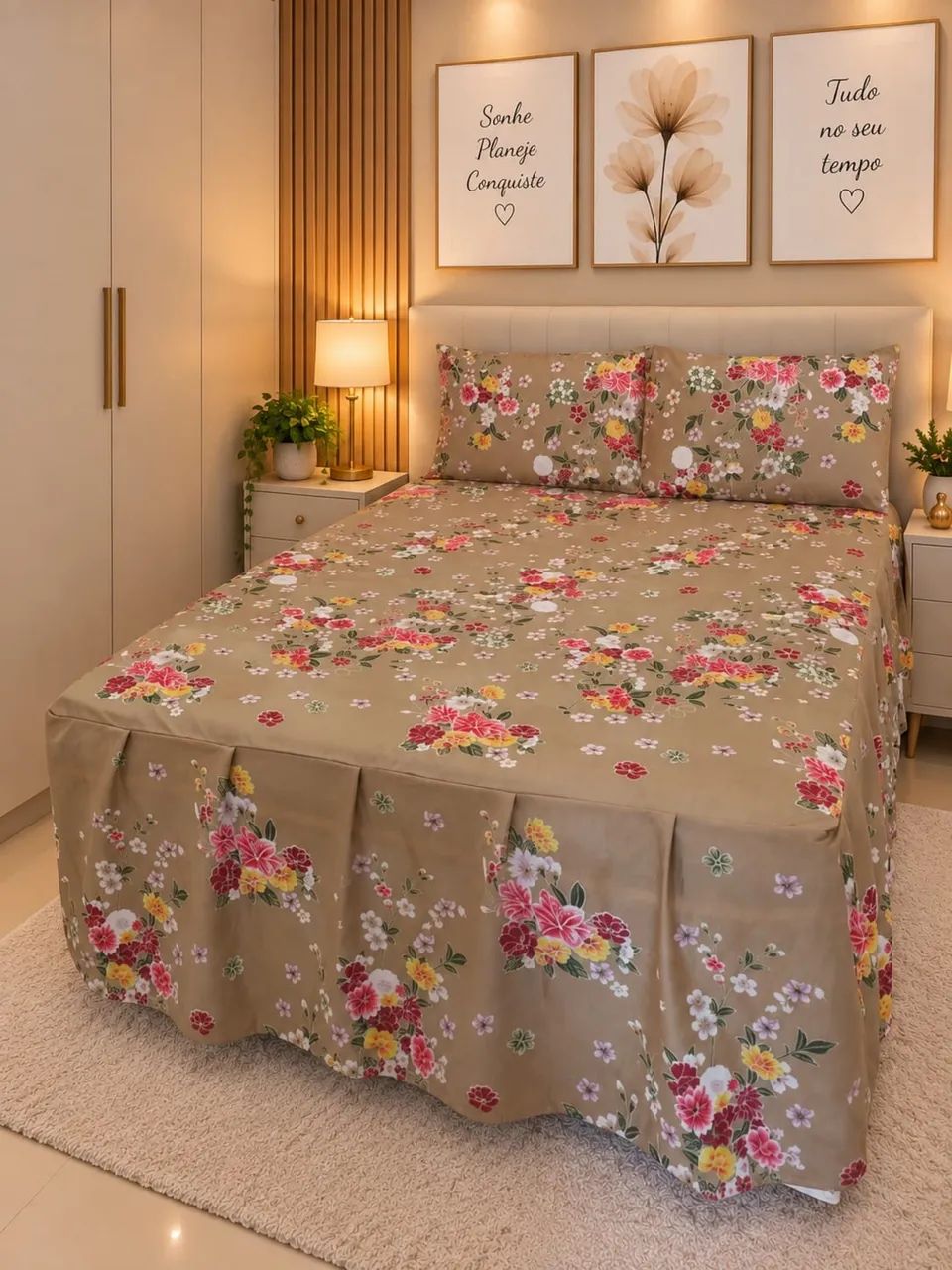 COLCHA DE CAMA ESTAMPADA CASAL, QUEEN, KING. NOVA - Foto 4