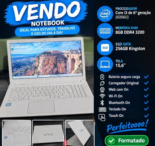 Vendo ou troco Notebooks