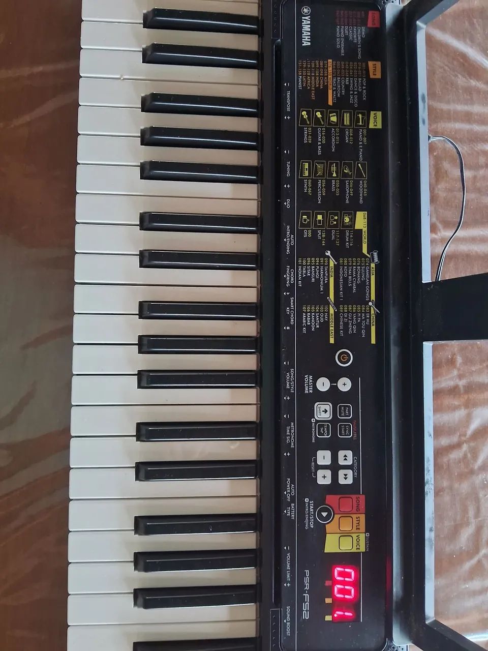 Teclado Yamaha 