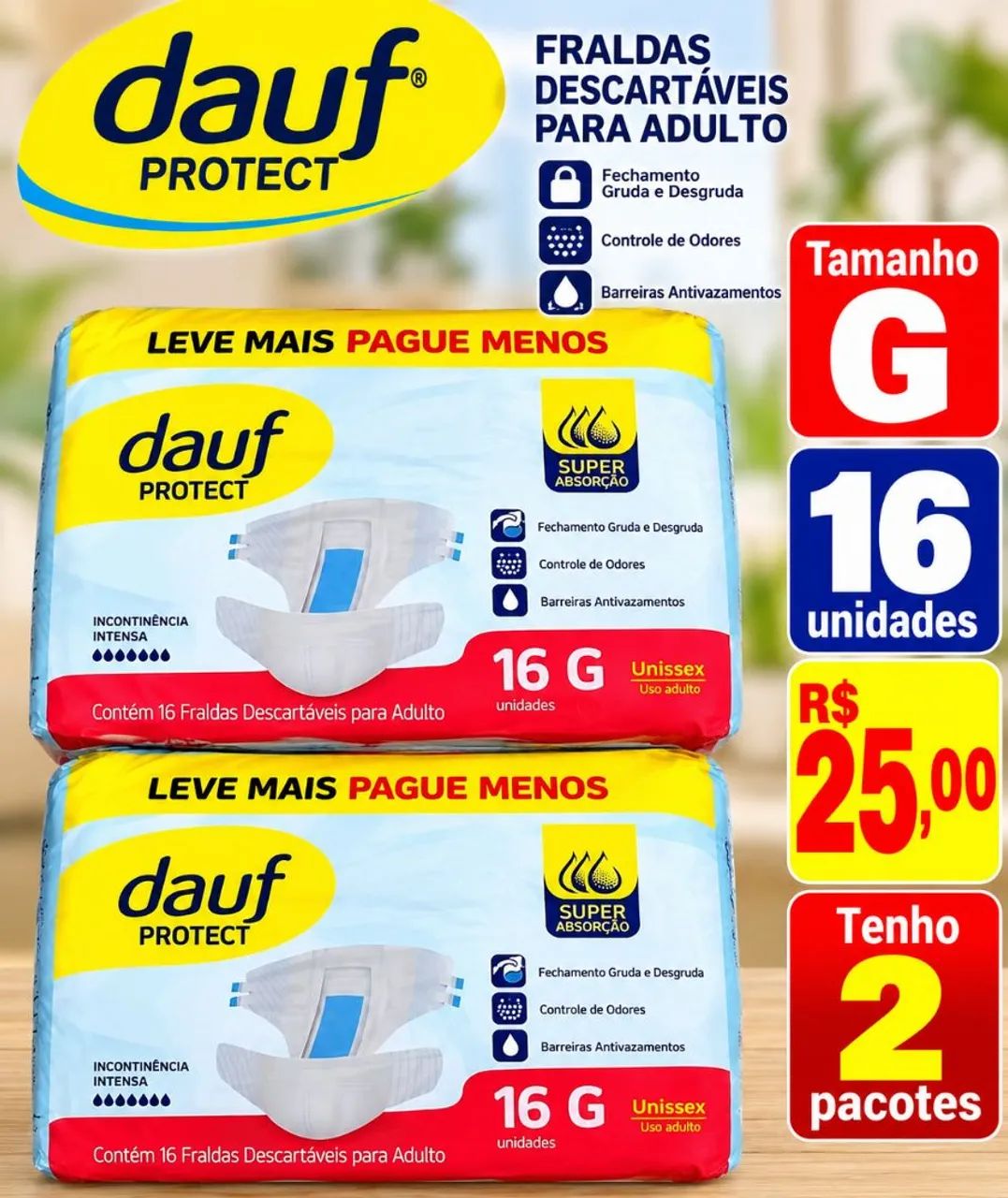 Fraldas Geriátrica - Foto 2