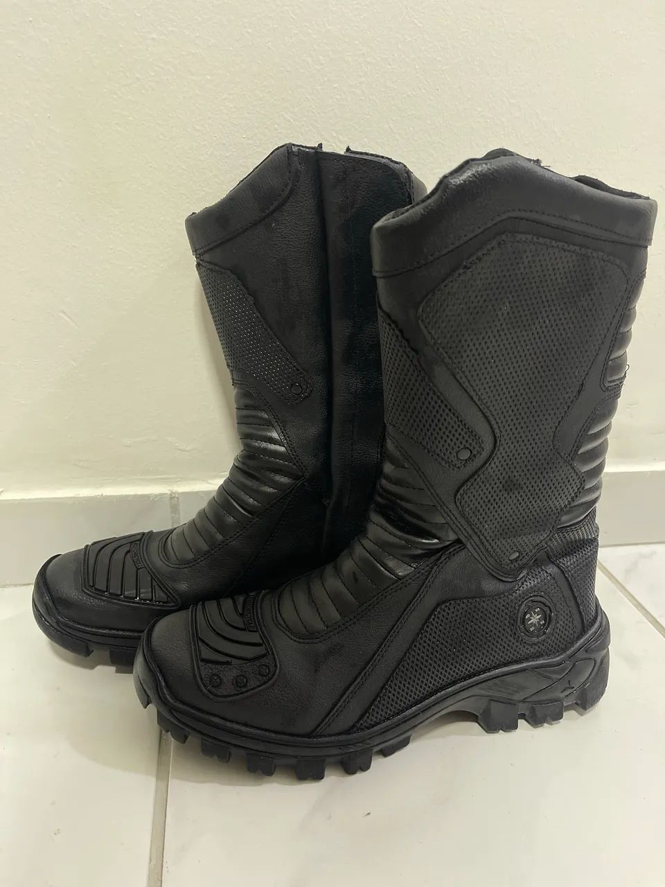 Bota motociclista 
