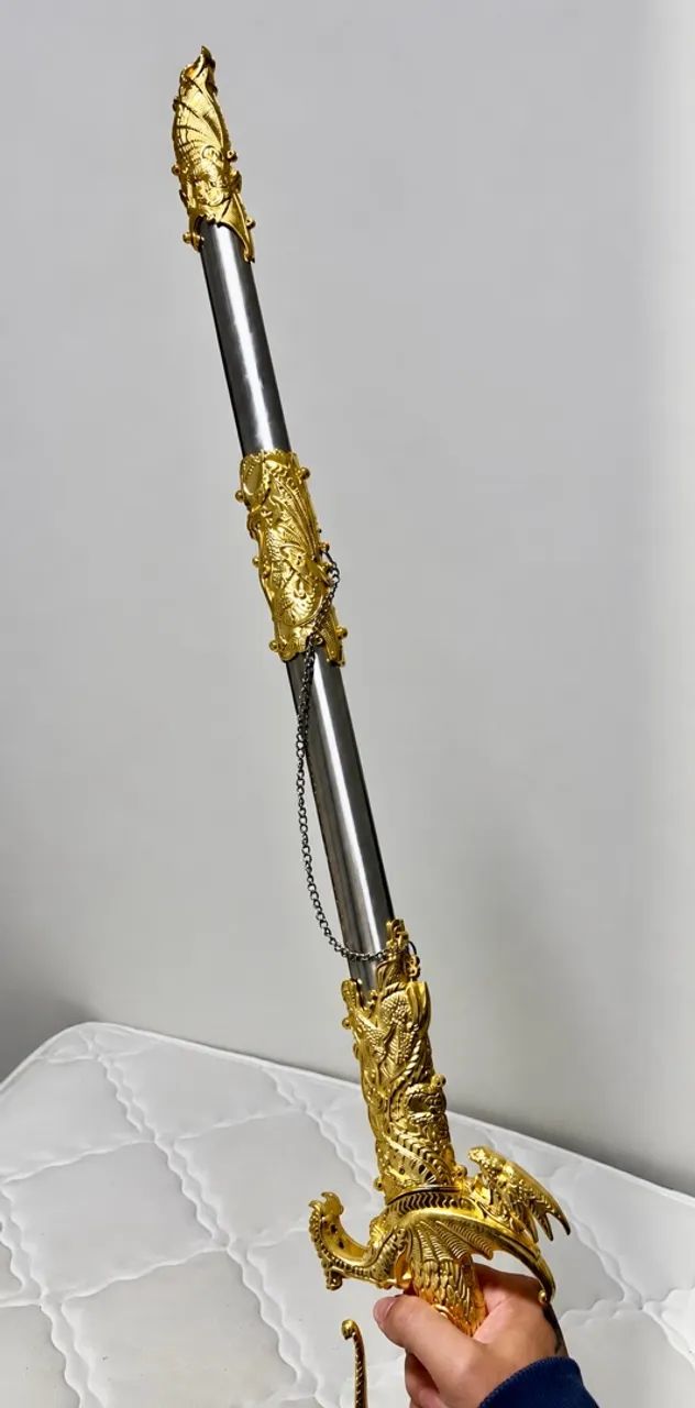 Espada de aço (não corta) - Foto 2