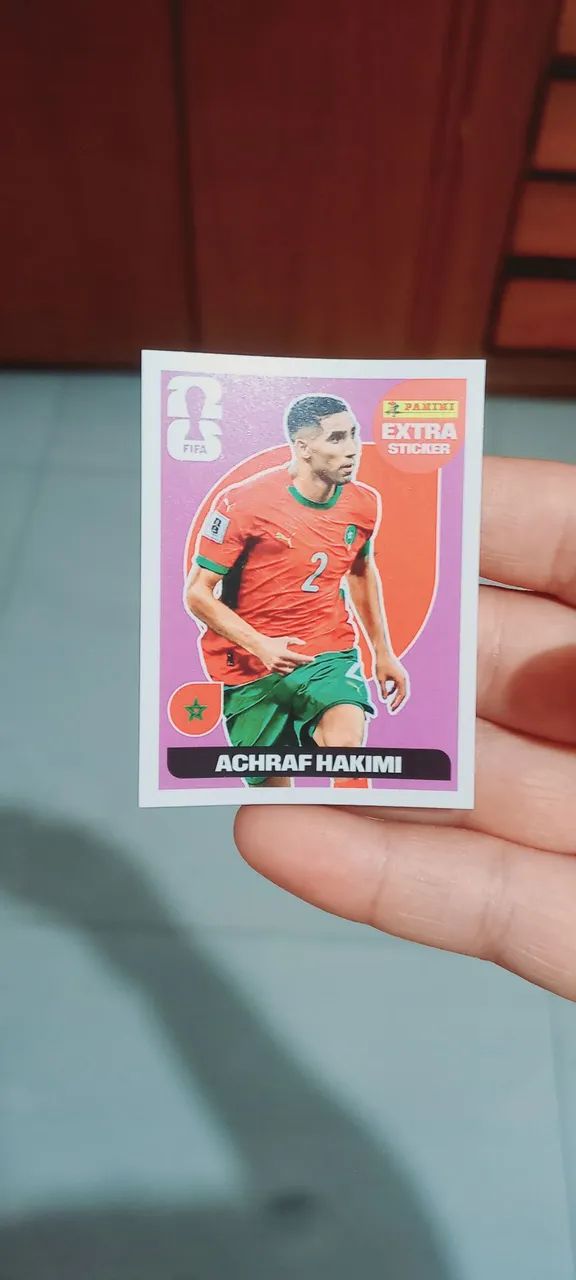?Hakimi Bordô Legend - Figurinha Extra Panini
