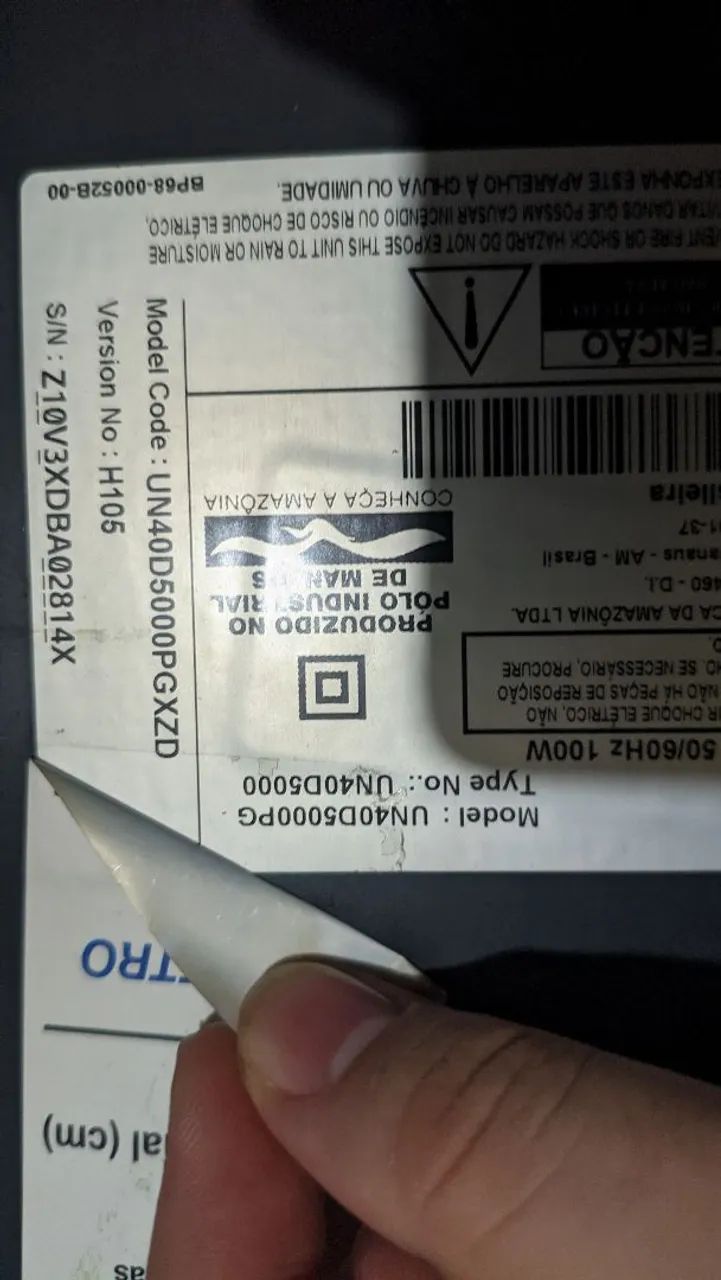 TV Samsung UN40D5000