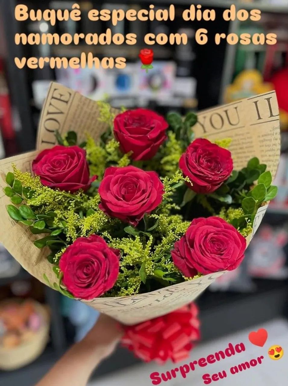 BUQUÊ DE ROSAS 