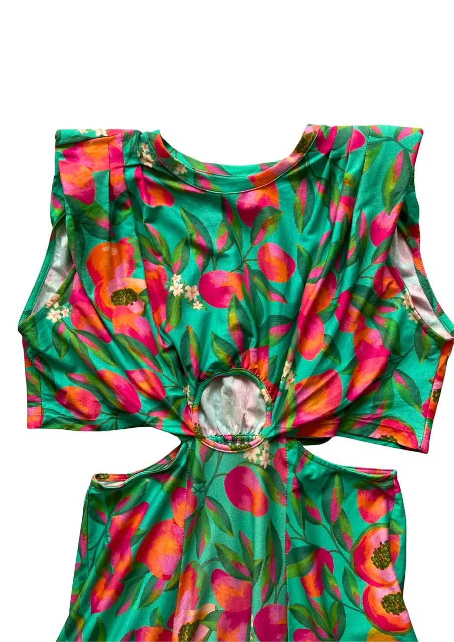 Vestido Farm longo papaya  - Foto 3
