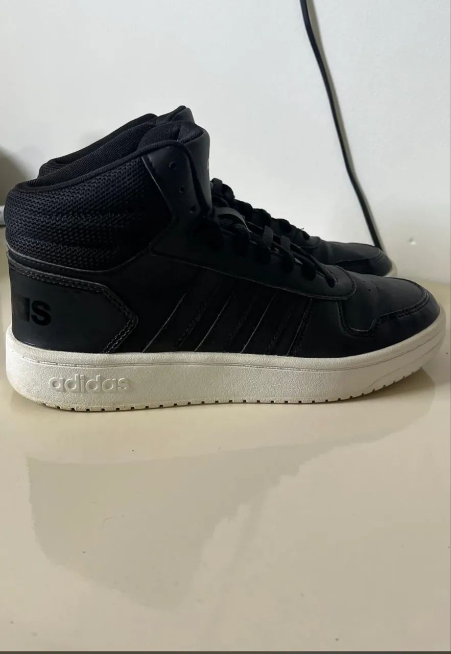 Tênis adidas hoops 2.0 mid preto  - Foto 4