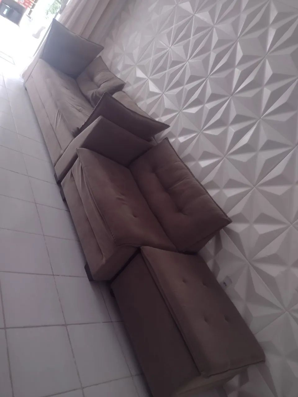 Sofa faz um L,semi novo 