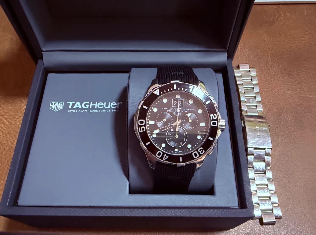 Relógio Tag Heuer Aquaracer Chronograph 300m 1000ft