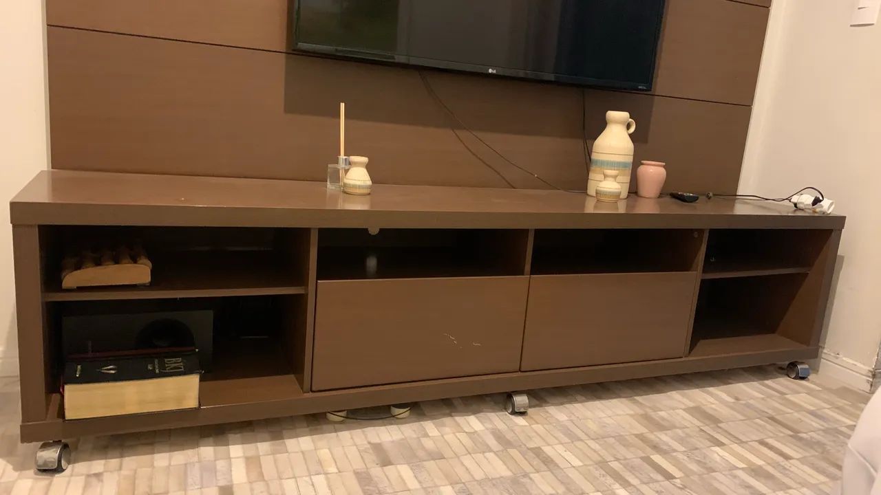 Painel de tv com  - Foto 2