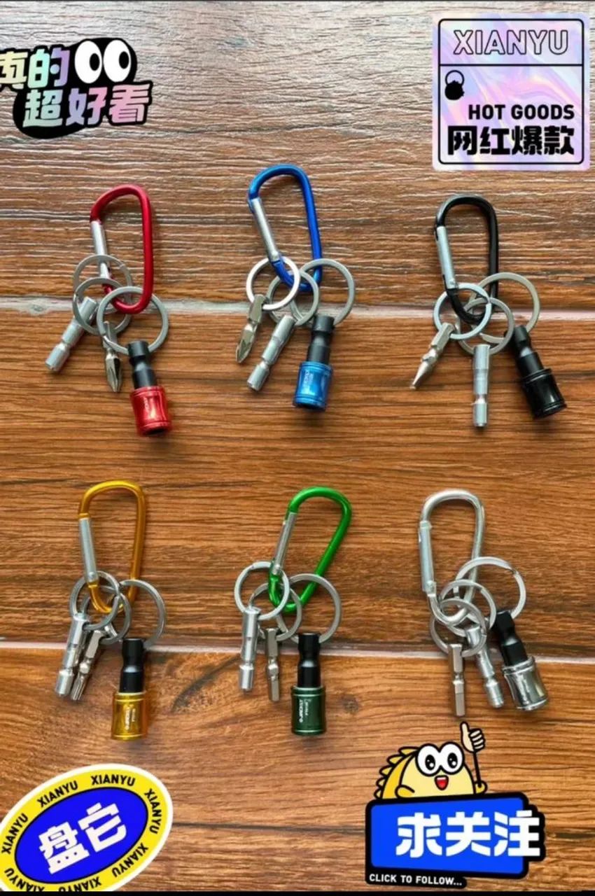 um porta-bits de chave de fenda hexagonal de 1/4"