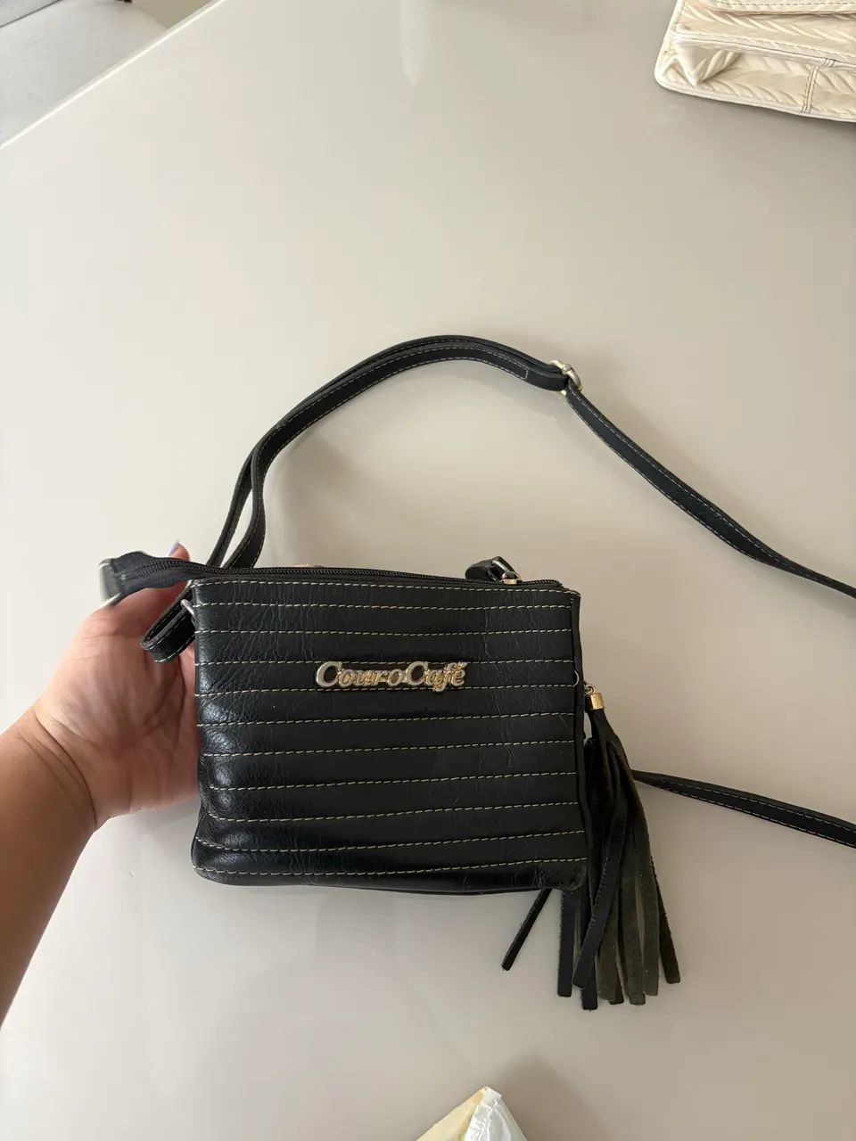 Bolsa Couro Café 