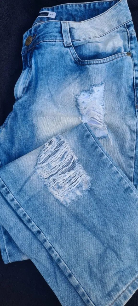 ? CALÇAS JEANS FEMININAS TAM. 44  - LINDAS E COM PREÇO IMPERDÍVEL! ?