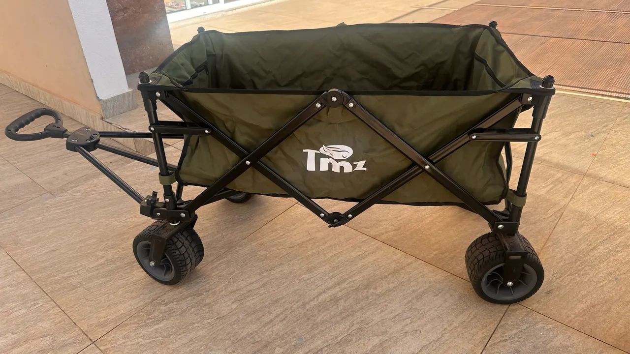 Carrinho Dobrável TMZ Reforçado - novo - Foto 2