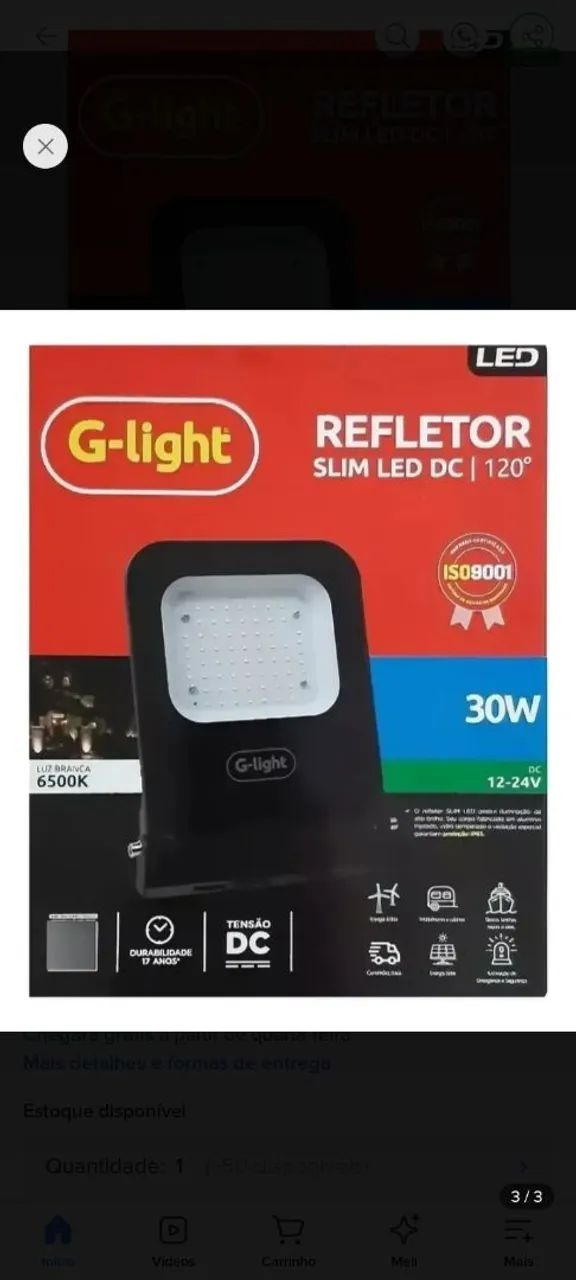 2 refletores 30w 24-12V - Foto 2
