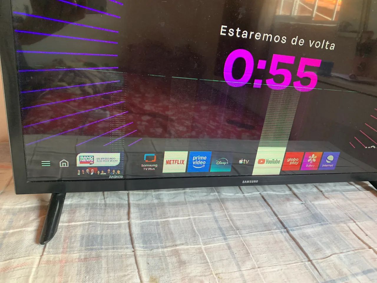 vendo tv com avaria na tela 