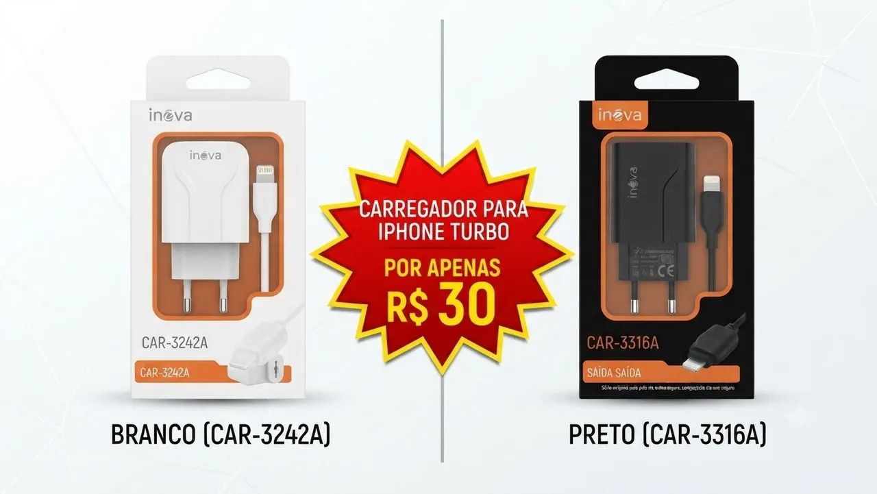 Carregador iPhone 