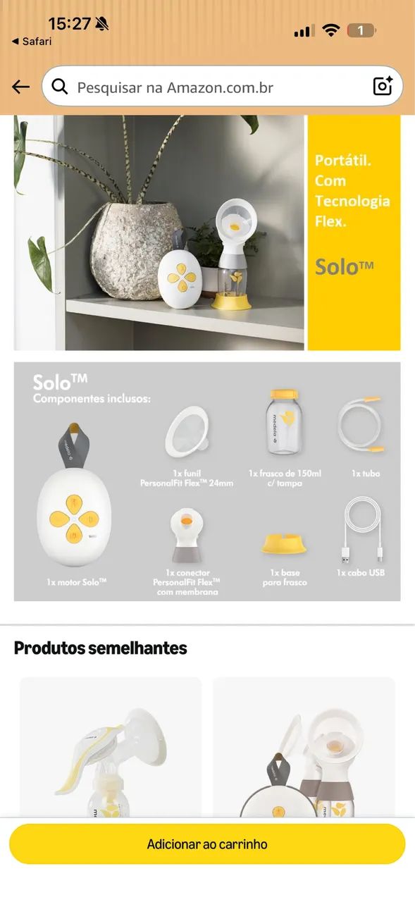 Kit extrator medela - Foto 5