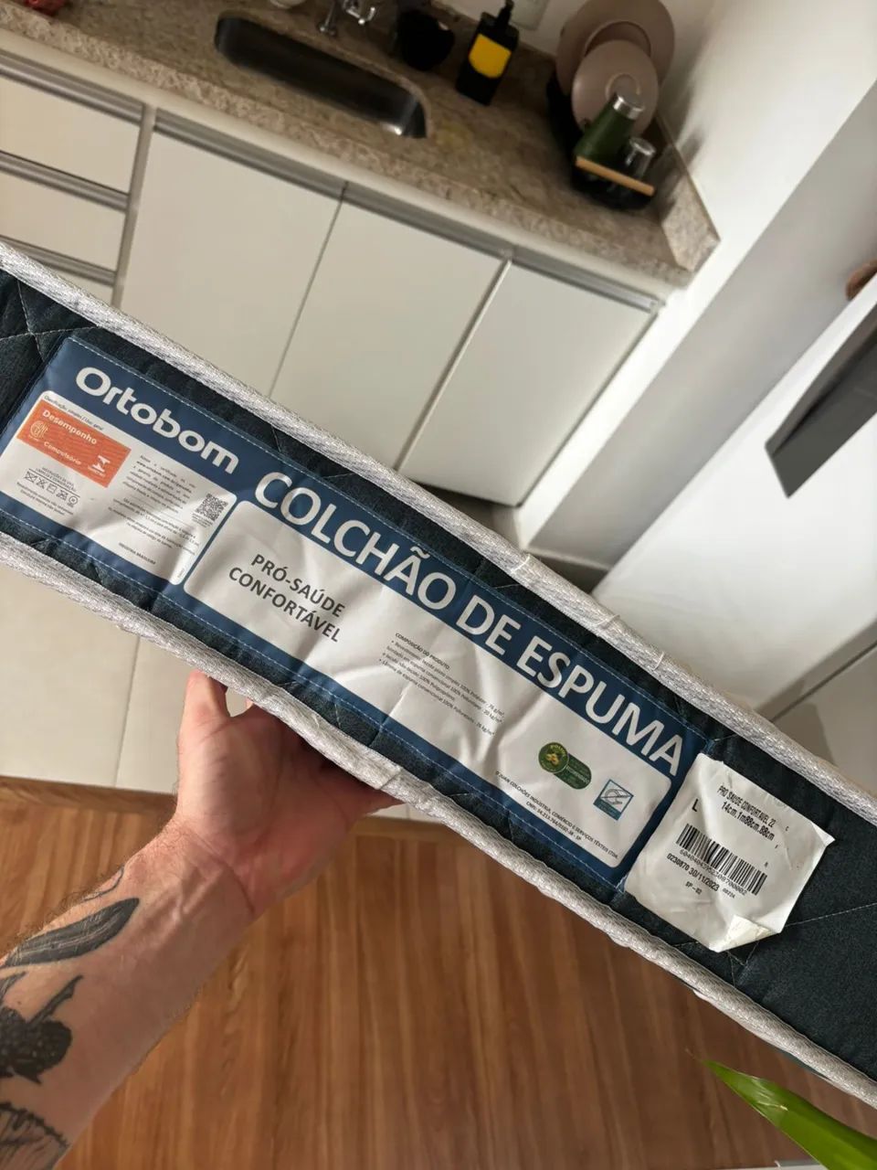 Colchão solteiro D22 Ortobom  - Foto 2
